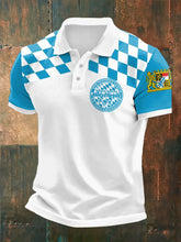 Unterhopft-bedrucktes Kurzarm-T-Shirt für Männer